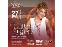 Sabah Gülben Ergen Bakıda konsert verəcək