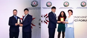 Azərbaycan Mədəniyyət Elçilərinin I Forumunda diaspor nümayəndələri təltif olunub