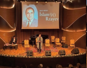 Xalq artisti İslam Rzayevin anadan olmasının 90 illiyi qeyd edilib