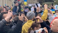 Günün fotosu:  Baklda Ukraynaya dəstək mitinqi keçirilib