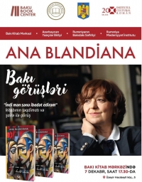 Bakıya dünyaşöhrətli rumın şair Ana Blandiana gəlir