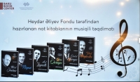 Heydər Əliyev Fondu tərəfindən hazırlanan Azərbaycan bəstəkarlarının əsərlərindən ibarət not kitablarının təqdimatı olub