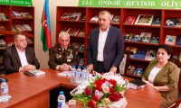 Gənclər Kitabxanasında “Vətən fədailəri” kitabının təqdimatı olub