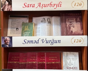 Kitabxanada 2026-cı ilin yubilyarlarına həsr olunmuş kitab sərgiləri təşkil olundu