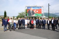 Oğuzda Heydər Əliyevin anadan olmasının ildönümünə həsr edilmiş  idman turnirləri keçirilib