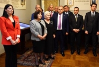 Milli Məclisin sədri Sahibə Qafarova Tbilisidə Gürcüstan Milli Muzeyində olub