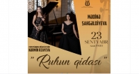 Gəncə Dövlət Filarmoniyasında “Ruhun qidası” adlı konsert proqramı keçiriləcək
