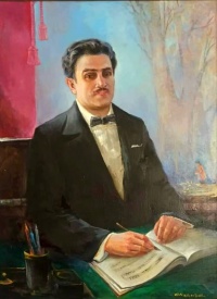 “Musiqinin rənglərdə təzahürü” - Qəmbər Hüseynlinin portretinin hekayəsi