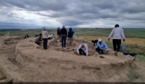 İtaliya mediası Akstafada aşkarlanan 3500 illik ritual ibadətgah yerindən yazıb