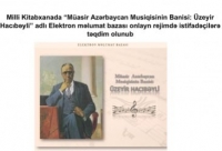 “Müasir Azərbaycan musiqisinin banisi: Üzeyir Hacıbəyli” adlı elektron məlumat bazası istifadəçilərə təqdim olunub
