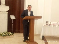 Tarixi romanlar ustadı Yunus Oğuzla ana vətəni Şirvanda görüş keçirilib