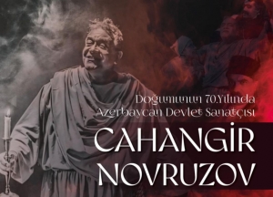 Ankarada Azərbaycanın Əməkdar artisti Cahangir Novruzovun 70 illik yubileyi qeyd ediləcək