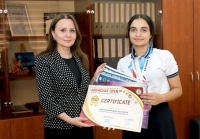 “Bir direktor, bir şagird” layihəsində Könül Məmmədli və Zeynəb Nəbiyeva