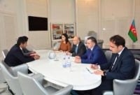 Mədəniyyət naziri Qətərin ölkəmizdəki səfiri ilə görüşüb