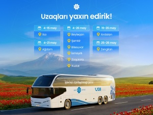 Mayda Səyyar ASAN xidmətin fəaliyyət g&ouml;stərəcəyi &uuml;nvanlar