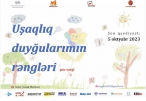 “Uşaqlıq duyğularımın rəngləri” adlı sərgiyə əsər qəbulu davam edir