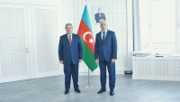 Mədəniyyət naziri Anar Kərimov Misirin ölkəmizdəki səfiri ilə görüşüb
