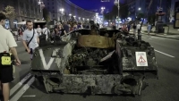 Günün fotosu: Qəhrəman Ukrayna bayraq gününü qeyd etdi