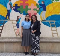 BİR DİREKTOR, BİR ŞAGİRD layihəsində Tünzalə Zeynalova və Zəhra Qənizadə