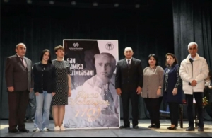 İlyas Əfəndiyevin 110 illik yubileyi “Boy çiçəyi” tamaşası ilə qeyd edilib