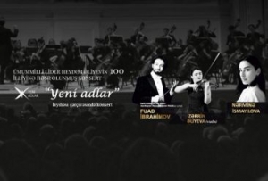 Filarmoniyada “Yeni adlar” adlı konsert keçiriləcək