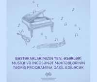 Bəstəkarlarımızın yeni əsərləri musiqi və incəsənət məktəblərinin tədris proqramına daxil ediləcək