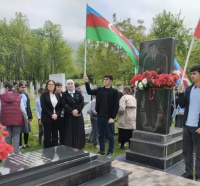 HEÇ KƏS UNUDULMUR – Oğuzda şəhidlərin xatirəsi əbədiləşdirilib