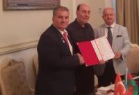 Şair Yusif Nəğməkar türk dünyasına verdiyi töhfələrə görə mükafatlandırılıb
