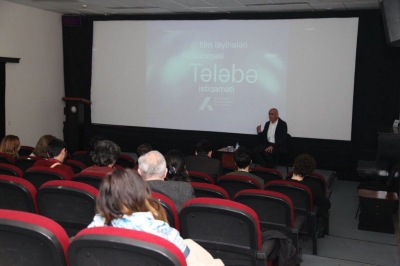 Film layihələri müsabiqəsinin tələbə alt istiqaməti üzrə görüş keçirilib