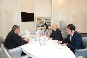 Mədəniyyət naziri Anar Kərimov Macarıstanın ölkəmizdəki səfiri İlə görüşüb