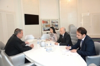 Mədəniyyət naziri Anar Kərimov Macarıstanın ölkəmizdəki səfiri İlə görüşüb