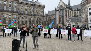 Amsterdamın mərkəzində &ldquo;Xocalıya ədalət!&rdquo; &ccedil;ağırışı