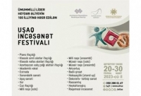 Heydər Əliyevin 100 illik yubileyinə həsr olunan Birinci Uşaq İncəsənət Festivalı keçirilir