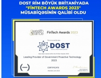 DOST Rəqəmsal İnnovasiyalar Mərkəzi “FinTech Awards 2023” müsabiqəsinin qalibi olub