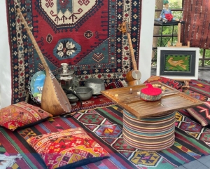 Tbilisidə keçirilən festivalda Azərbaycan guşəsi açılıb