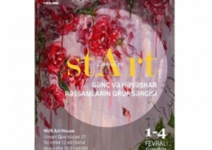 Bu gün gənc rəssamların əsərlərindən ibarət rəsm sərgisi açılır