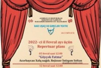 Bakı Uşaq və Gənclər Teatrının fevral repertuarı