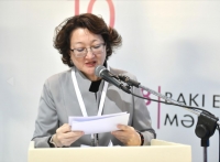 Bakı Beynəlxalq Kitab Sərgisində “Heydər Əliyev və Məhəmməd Füzuli” kitabının təqdimatı olub