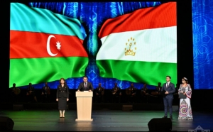 Tacikistan Mədəniyyəti Günlərinin açılışı mərasimində Adil Kərimli çıxış edib