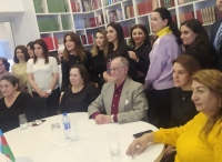 Kitabxanada Fuad Məmmədovla görüş keçirilib