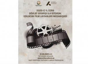 “Dövlət sifarişi ilə istehsal ediləcək film layihələri” müsabiqəsi elan edilib