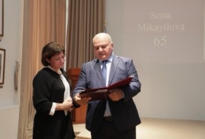 Əməkdar artist Sona Mikayılovanın 65 illik yubileyi qeyd olunub