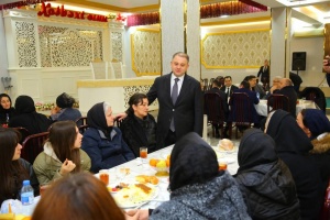 Oğuzda iftar s&uuml;frəsi təşkil olunub