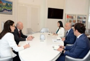 Anar Kərimov Serbiyanın ölkəmizdəki səfiri ilə görüşüb