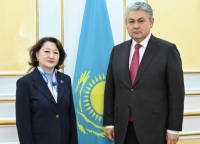 Türk Mədəniyyəti və İrsi Fondunun Prezidenti Qazaxıstan Respublikasının Xarici İşlər naziri ilə görüşüb