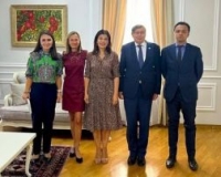 Günay Əfəndiyeva Türk Dövlətləri Təşkilatının Macarıstandakı Ofisinin rəhbəri Yanoş Hovari ilə görüşüb
