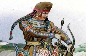 Orta əsr türk ordusunda qadın döyüşçülər (Amazon motivləri ilə müqayisə)