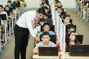 “Deneyap” texnologiya laboratoriyasına şagird seçimi imtahanı keçirilib