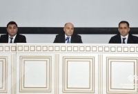 Mədəniyyət naziri Xaçmazda mədəniyyət işçiləri ilə görüşüb