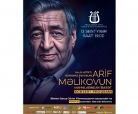 Gəncə Dövlət Filarmoniyasında Arif Məlikovun mahnılarından ibarət konsert keçiriləcək
